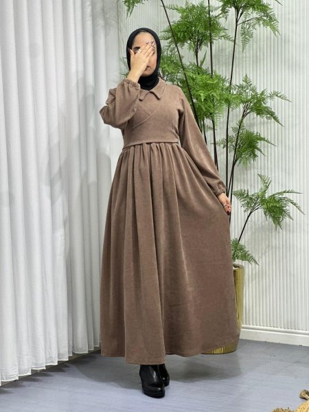 فستان شتوي ربط